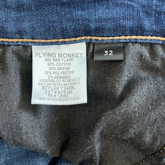Flying Monkey Mid-Rise Flare, Women's 32/34 - Picture 8 of 10